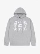 MANTO hoodie defend - grey
